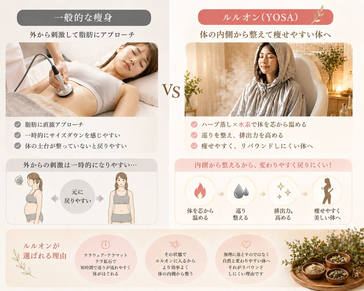 【他の痩身との違い】✨